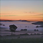 Mist over the Tyne Valley