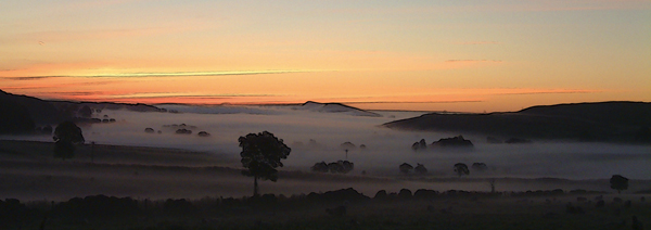 Sunrise & Mist - Tyne Valley