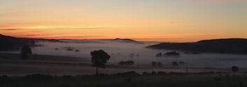 Sunrise & Mist - Tyne Valley