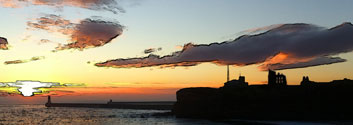 Sunrise over Tynemouth